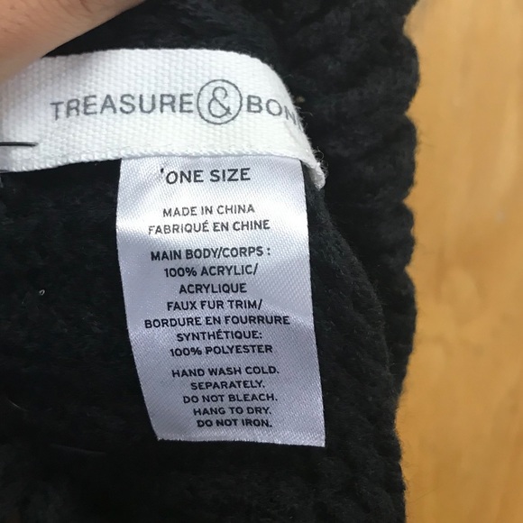 Black Treasure & Bond Beanie - Picture 3 of 3